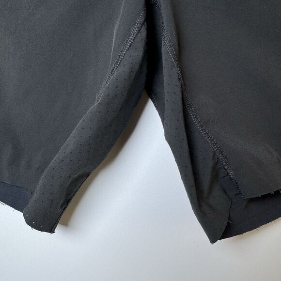 Rhone Mens Medium Black Lined Athletic Shorts Performance Stretch Vent Pockets - Picture 13 of 15